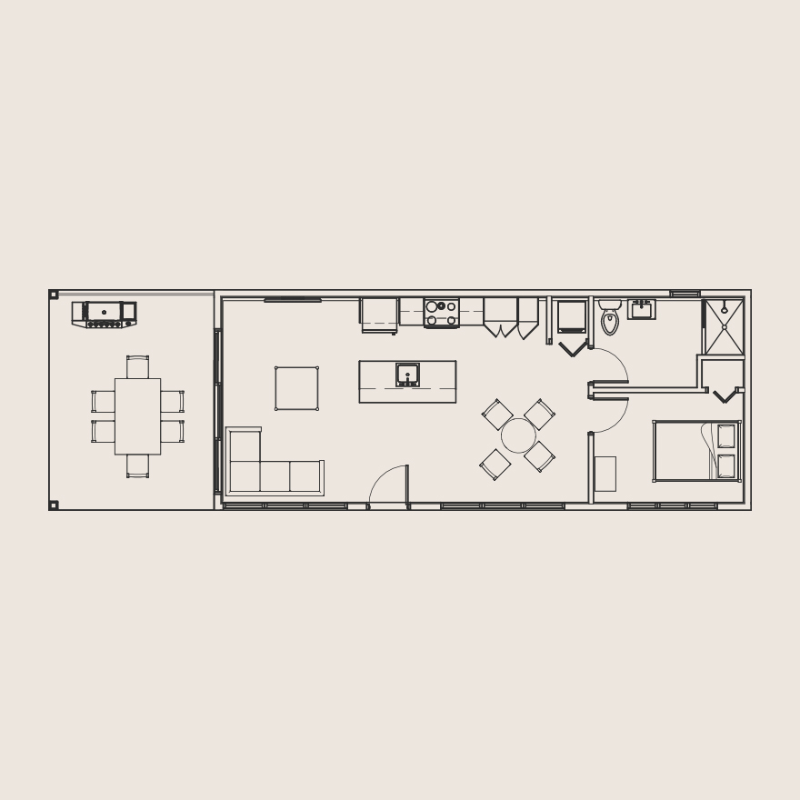 plan du chalet viverdi 2